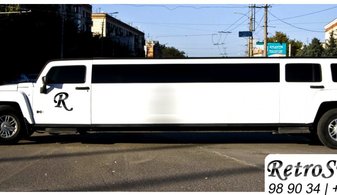 Свадебный лимузин Hummer H3 № Р3990, белый