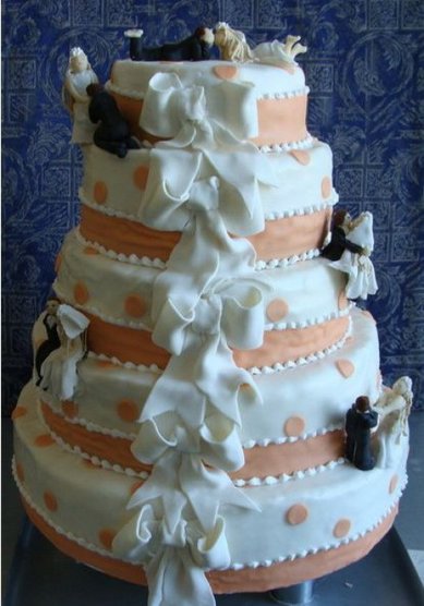 Торт на свадьбу Ч38783 - Кондитерский цех Чародейка