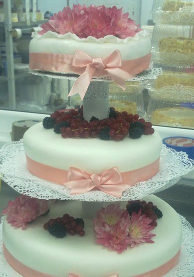 Торт на свадьбу К38791 - Кондитерская-мастерская Капучино