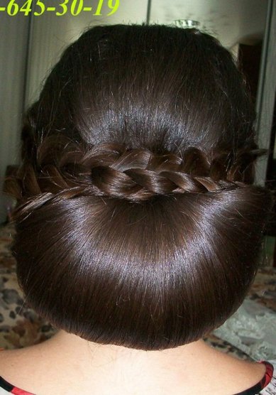 Свадебная прическа С15129 - Стилист-визажист Светлана Беркунцова