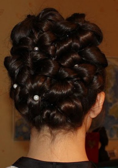 Прическа на свадьбу С15132 - Стилист-визажист Светлана Беркунцова