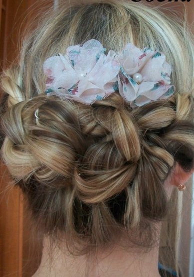 Прическа на свадьбу С15134 - Стилист-визажист Светлана Беркунцова