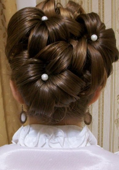 Свадебная прическа С15139 - Стилист-визажист Светлана Беркунцова
