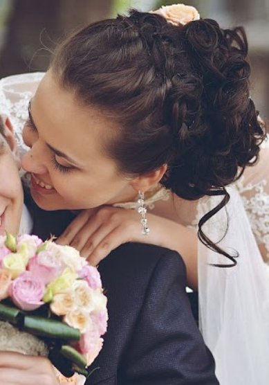 Свадебная прическа А15143 - Стилист-визажист Алена Бурова