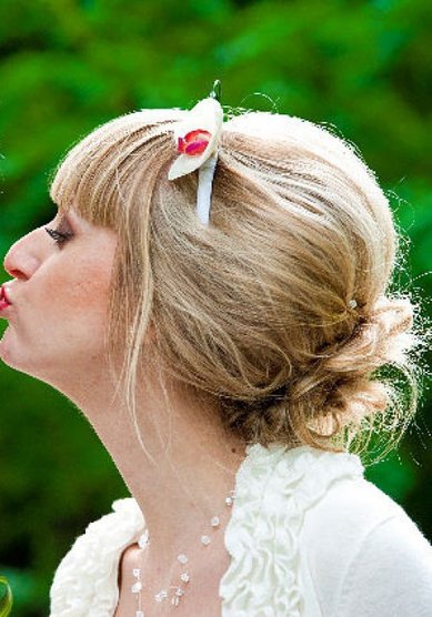 Прическа на свадьбу А15148 - Стилист-визажист Алена Бурова