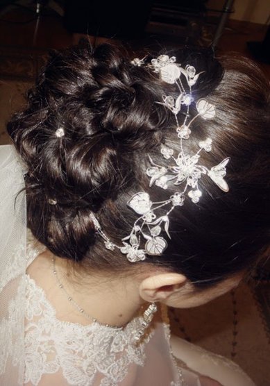 Свадебная прическа А15149 - Стилист-визажист Алена Бурова