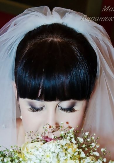 Свадебная прическа А15171 - Стилист-визажист Анастасия Скрынникова