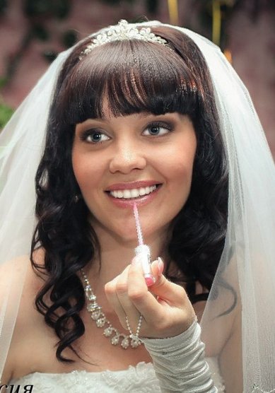 Прическа на свадьбу А15172 - Стилист-визажист Анастасия Скрынникова