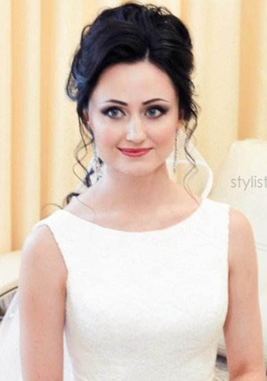 Прическа на свадьбу С20794 - Стилист-визажист Светлана Беркунцова