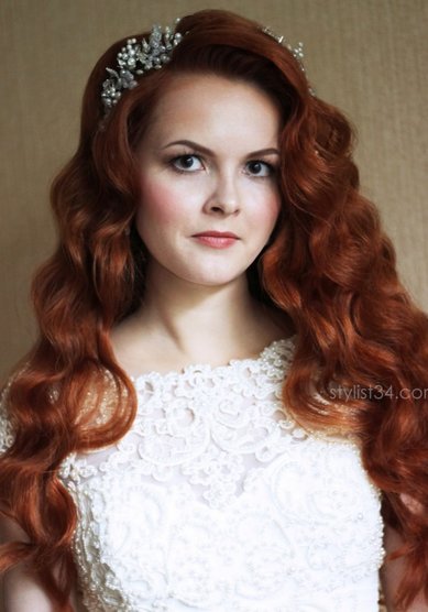 Прическа на свадьбу С20796 - Стилист-визажист Светлана Беркунцова