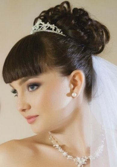 Свадебная прическа А20813 - Стилист-визажист Анастасия Скрынникова