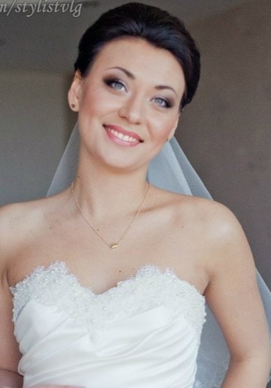 Свадебная прическа А20815 - Стилист-визажист Анастасия Скрынникова