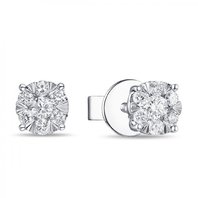 Обручальное кольцо E2011-1851351BD-М8479 из белого золота, гладкое