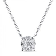 Обручальное кольцо N2011-1851493DD-М8494 из белого золота, гладкое