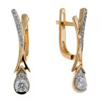 Обручальное кольцо E108-1981960CD-М8549 из красного золота, гладкое