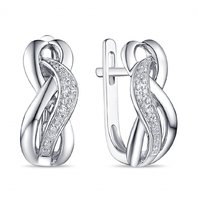 Обручальное кольцо E108-1982780CD-R17-М8555 из белого золота, гладкое