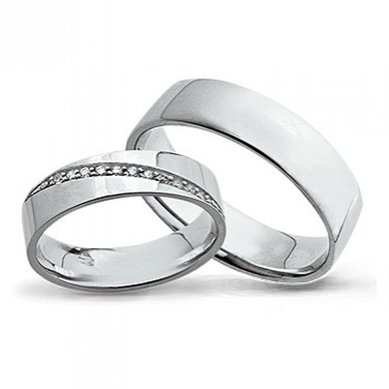 Обручальные кольца Лос-Анжелес | Лос-Анжелес-S14548 - Ювелирный салон SHULGA в Волгограде...