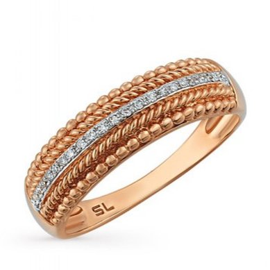 Обручальное кольцо 20501-S14571 - Ювелирный салон SUNLIGHT в Волгограде