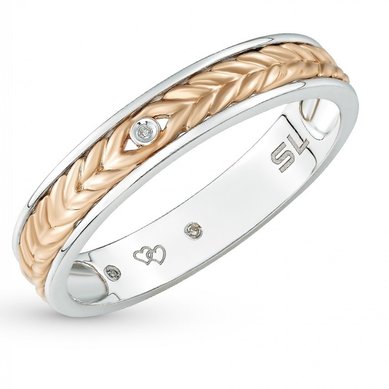 Обручальное кольцо S14574 - Ювелирный салон SUNLIGHT в Волгограде