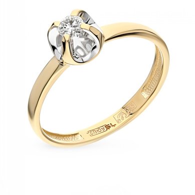 Помолвочное кольцо S14576 - Ювелирный салон SUNLIGHT в Волгограде