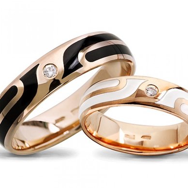 Обручальные кольца S4159 - Ювелирный салон SHULGA в Волгограде