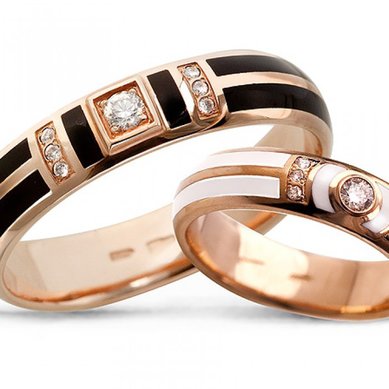 Обручальные кольца S4162 - Ювелирный салон SHULGA в Волгограде