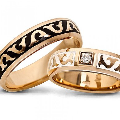 Обручальные кольца S4165 - Ювелирный салон SHULGA в Волгограде