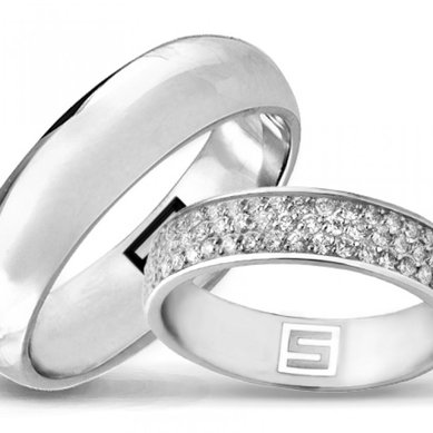 Обручальные кольца S4167 - Ювелирный салон SHULGA в Волгограде