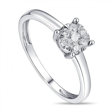 Помолвочное кольцо R2011-1851360AD-М8505 - Ювелирный бренд Московский ювелирный завод в Волгограде...