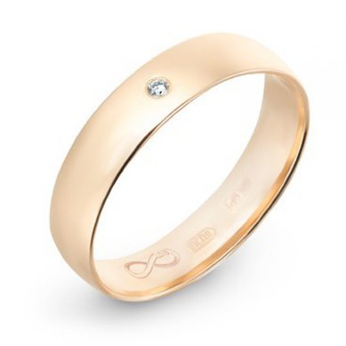Обручальное кольцо R01-WED-00001-М8507 - Ювелирный бренд Московский ювелирный завод в Волгограде...