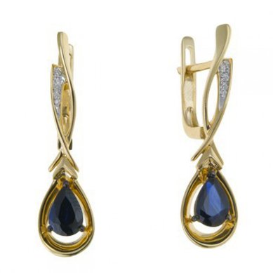 Серьги E108-1982076CS-М8550 - Ювелирный бренд Московский ювелирный завод в Волгограде