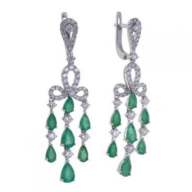 Серьги E2603-SE3666DIEM20-М8563 - Ювелирный бренд Московский ювелирный завод в Волгограде