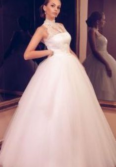 Свадебное платье И33299. С пышной юбкой, длинное без шлейфа.