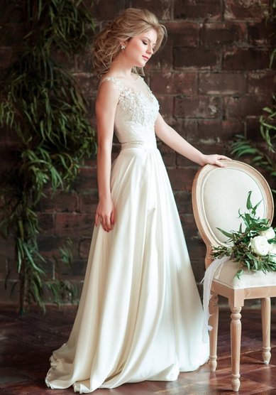 Свадебное платье Эльга-A65456 - Дизайн-студия свадебной моды AliceS